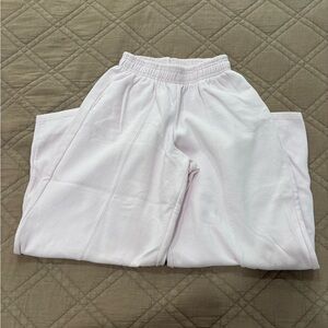 pink zara sweatpants